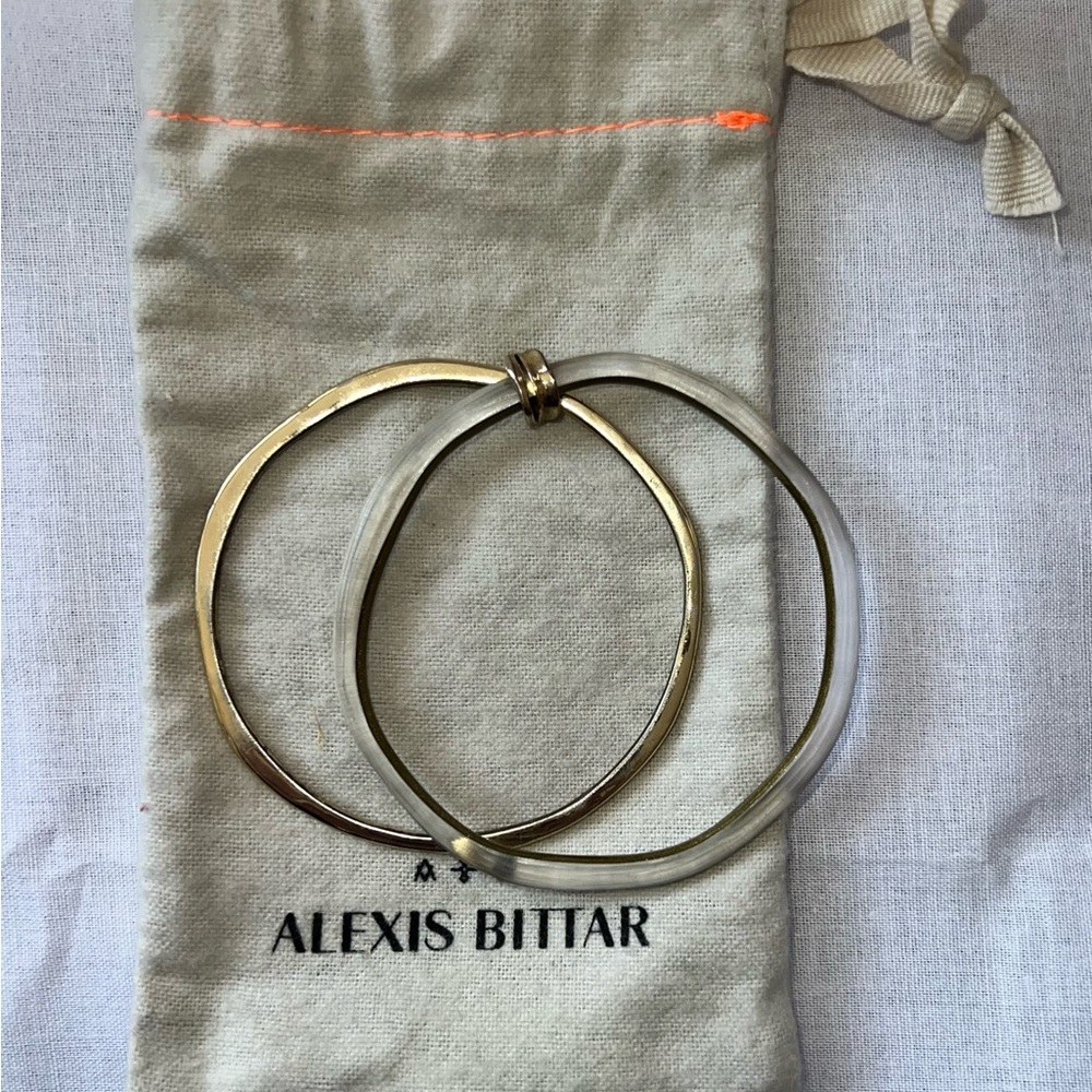 Alexis Bittar double bracelet
